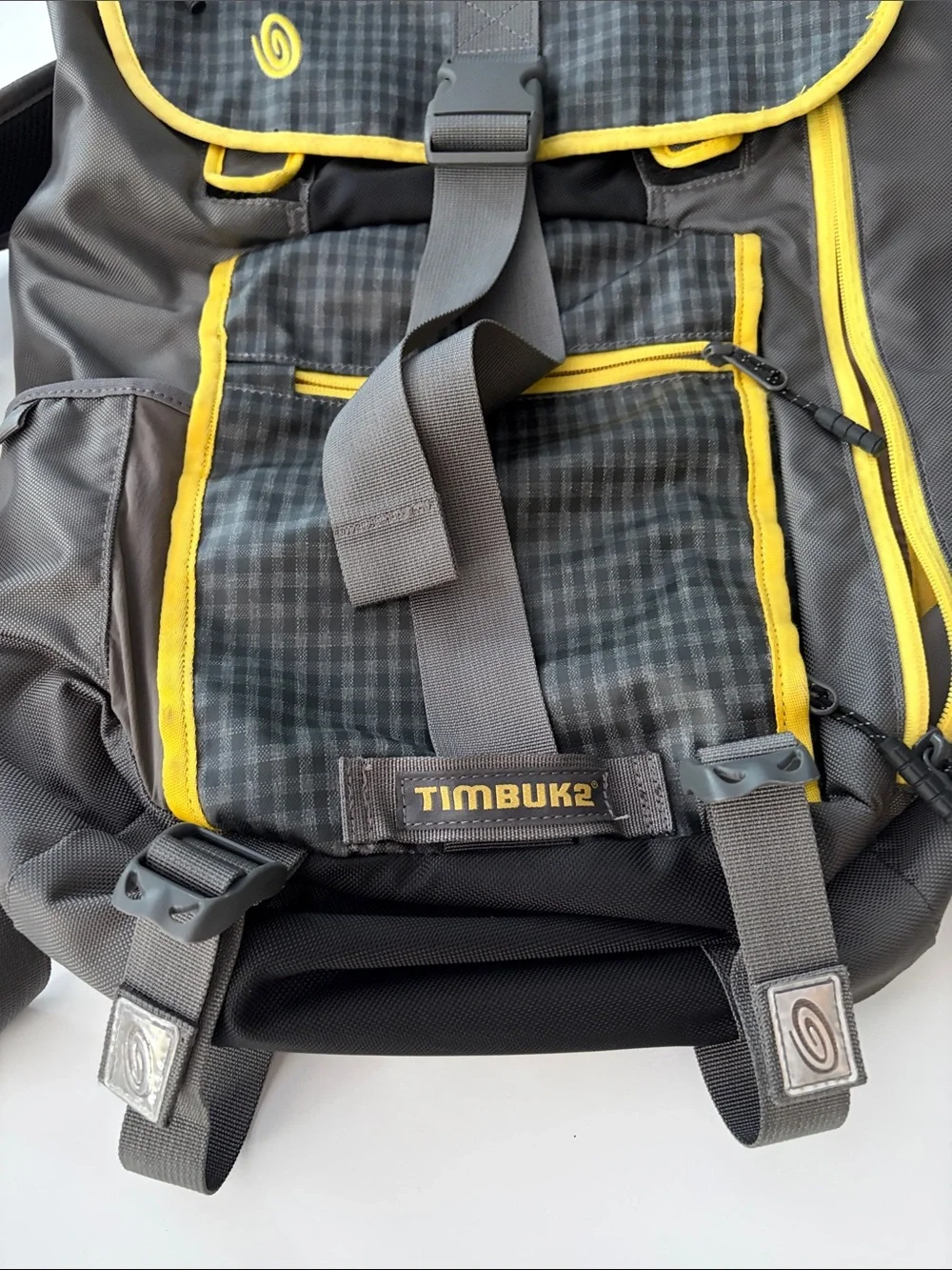 Timbuk2 Phoenix Laptop Backpack Gray Yellow